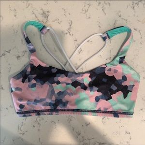 Lululemon Zen (?) sport bra RARE PATTERN